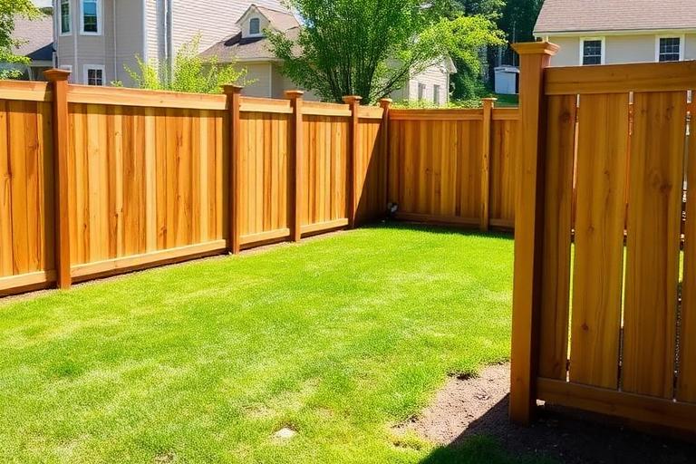 Fencing project by Uni Construction Co.